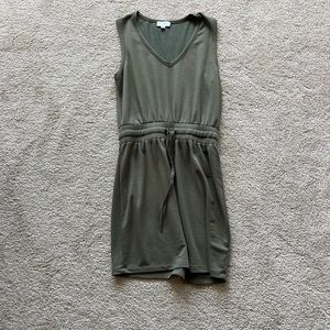 Evereve Army Green Tank Dress